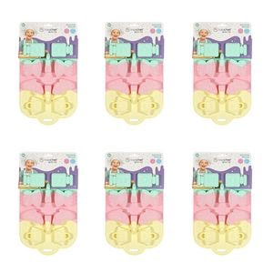 6PK Topchef Pastel Silicone Heat Resistant Baking Mould - Girly Cotton Candy