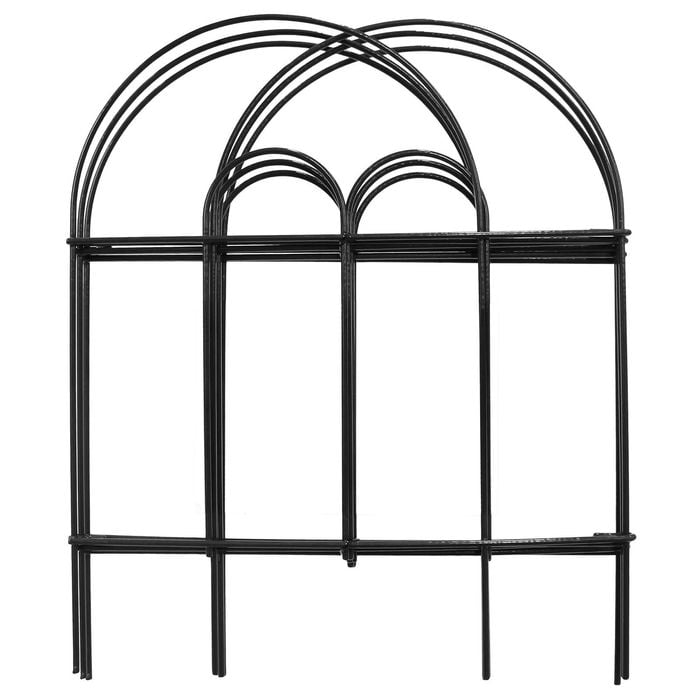 Jack 450mm Black Powder Coated Looped Edging