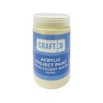 Crafted 300ml White Pearlescent Project Paint