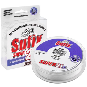 Sufix Super 21 Clear Fluorocarbon Fishing Leader 8lb