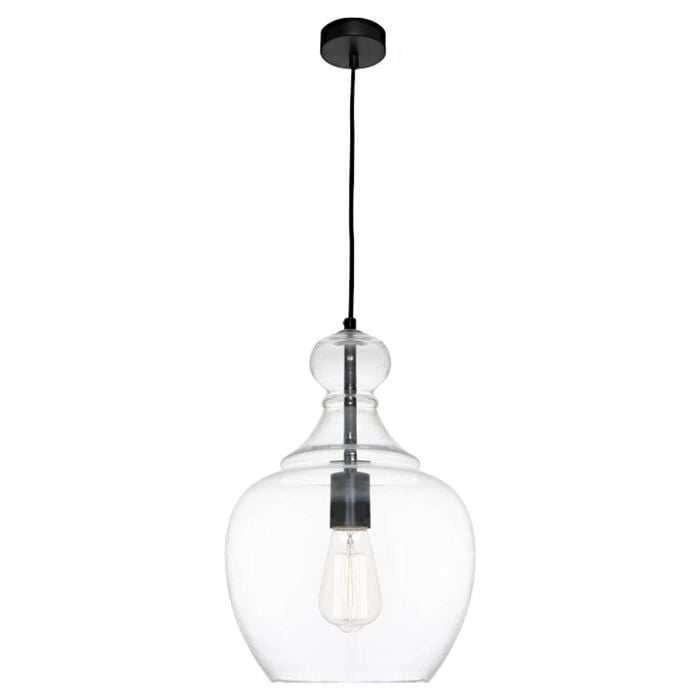 Cougar Lighting Bellac 1lt Pendant Light Black