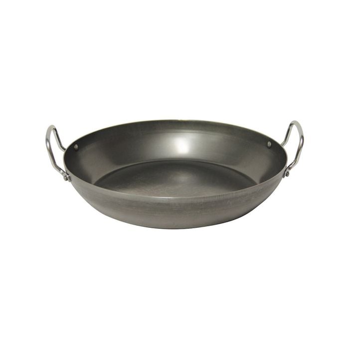 Pyrolux Industry Blue Steel Paella Pan 32cm