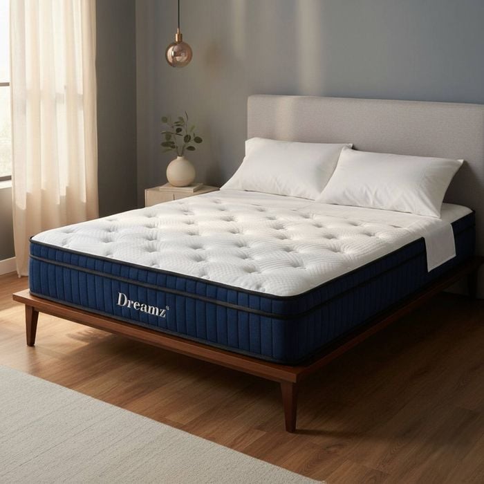 Dreamz SAPPHIRE 34cm 7 Zoned Premium Hybrid Spring Mattress - Queen