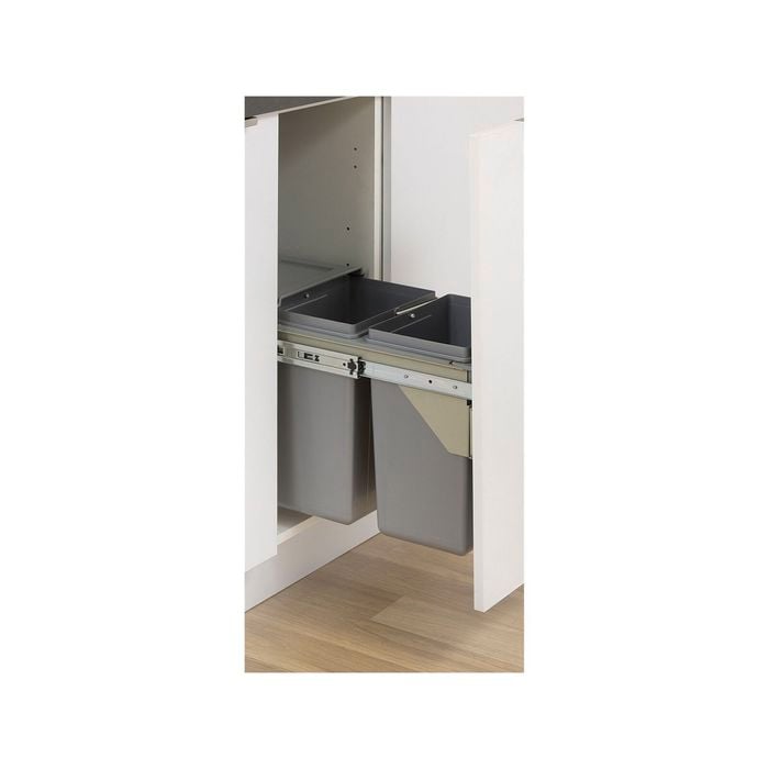 Kaboodle 2 x 11L Side Mount Pullout Bin