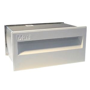 Velox 230mm Super Deluxe Back Open White Letterbox