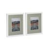 Nicola Spring Photo Frames with 4" x 6" Mount - 8" x 10" - White - Pack of 2