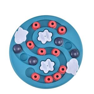 YES4PETS Dog Interactive Slide Round Toy Fun Pet Puppy Smart Training Treat Hiding Game Toys Slow Feed Anti Gulp