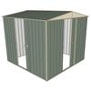 Build-a-Shed 2.3 x 2.3 x 2.3m Front Gable Two Single Sliding Door Shed - Green