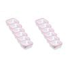 12x Lemon And Lime Yorkshire Glass Square Clip Seal Food Storage Container 500ml