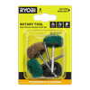 Ryobi Rotary Tool Non-Woven Abrasive Buff 4-Piece Set