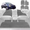 6D Diamond Car Floor Mats for Holden Astra (AH)2004-2009-Full Set-Grey-Outback GT