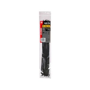 Gardner Bender 355 x 4.3mm Black Double-Lock Cable Ties - 25 Pack