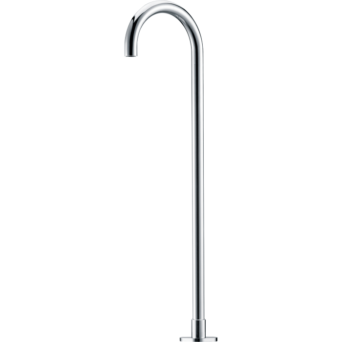 MIXX Chrome Matcha Floor Mounted Bath Spout
