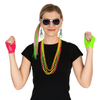 Instant Deluxe 80s Fluro Fancy Dress Accessory Set 1980s Halloween Retro Costume - Multi-Coloured | China