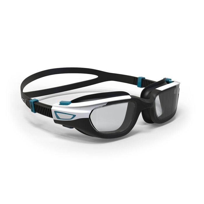 Decathlon | SPIRIT swimming goggles - Polarised lenses - Small - Black white blue - S | default | 8614762