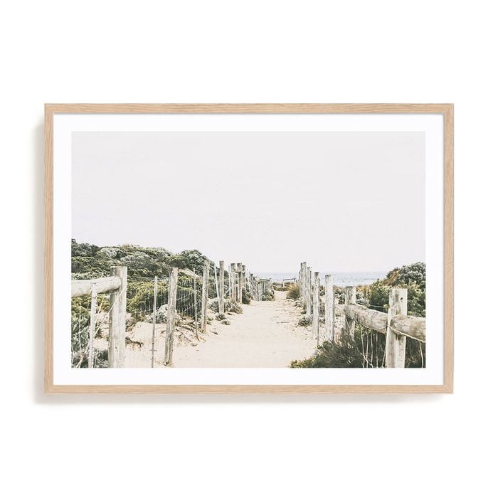 Artey | Lessie - Framed Print - Natural Frame - 70 x 100cm