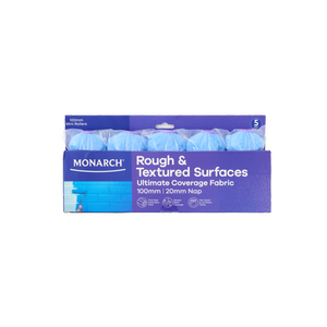 Monarch 100mm 20mm Nap Rough and Textured Surfaces Mini Rollers - 5 Pack