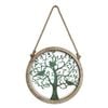 P&P 50×50×2.5cm Inspiring Tree of Life Wall Art with BirdsMetal & MDF Design for Elegant Home Decor