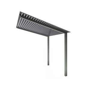 Exterior Life 6.0m Hollywood Woodland Grey/Monument Pergola