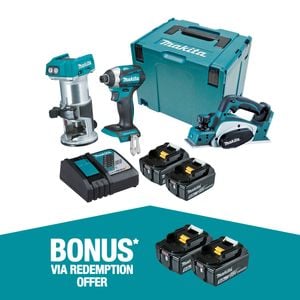 Makita Brushless 3 Piece Combo Kit DLX3098TJ