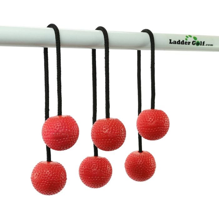 Vivere Ladder Golf Soft Bolas (3 pack) - Red - Replacement or additional bolas