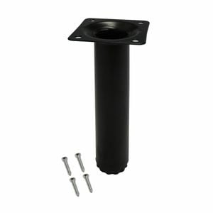 Adoored 30 x 150mm Black Round Table Leg