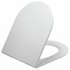 Mondella White Signature Ultra Slim Toilet Seat