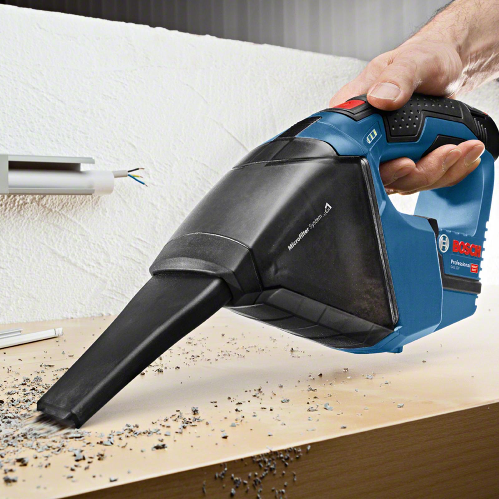 Bosch 12V Professional 350ml Cordless Handheld Vacuum Cleaner 06019E3000 Skin Only Bunnings Australia