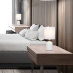 Verve Design White Asher Table Lamps - Twin Pack
