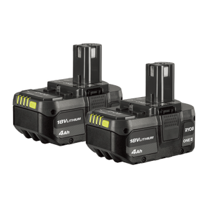 Ryobi 18V ONE+ 4.0Ah Battery - Twin Pack