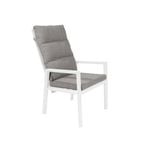 FurnitureOkay Mosman Aluminium Outdoor Dining Chair - White