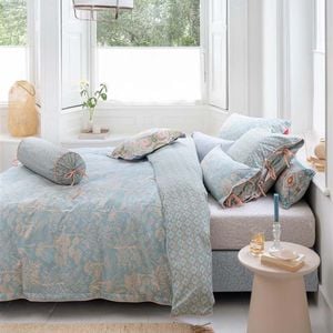 Pip Studio Queen Light Blue Origami Tree Light Blue Cotton Quilt Cover Set