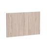 Kaboodle 900mm Silver Ash Modern Med Rangehood Doors - 2 Pack
