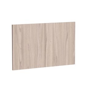 Kaboodle 900mm Silver Ash Modern Med Rangehood Doors - 2 Pack