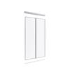 Lugna 2100 x 1200mm Glass Opti-Panel Wardrobe Double Sliding Doors