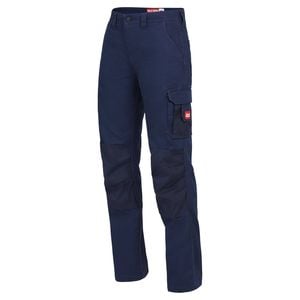 Hard Yakka Navy Women's Legends Cotton Cargo Pants - Size 14