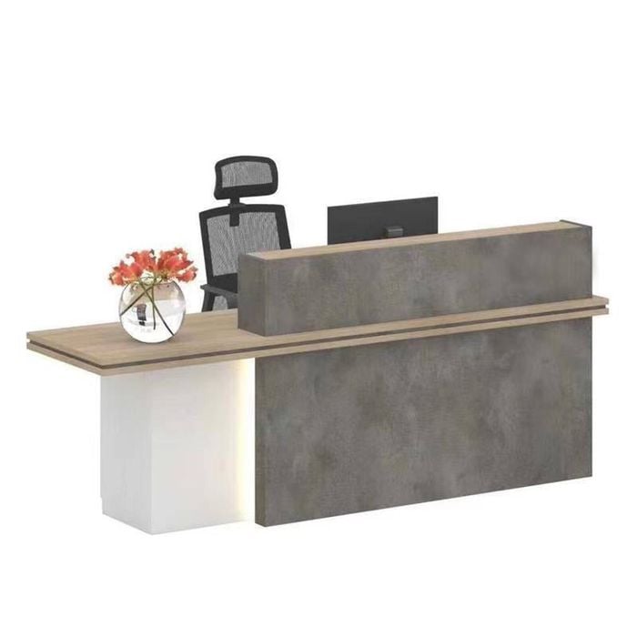 Hera 2.4M Reception Desk Counter Desks- Left