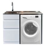 Dissco 1120mm Left Hand Side Front Loader Laundry Centre