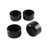 Surface Gard 25mm Black Round Plastic External Chair Tip - 4 Pack