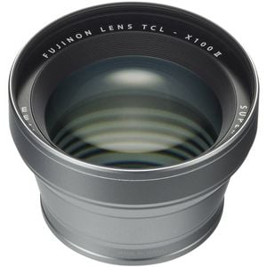 FUJIFILM TCL-X100 II Tele Converter Lens for X100 Series (Silver)