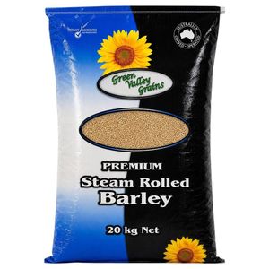 Green Valley Premium Steam Rolled Barley Horse Feed Supplement 20kg