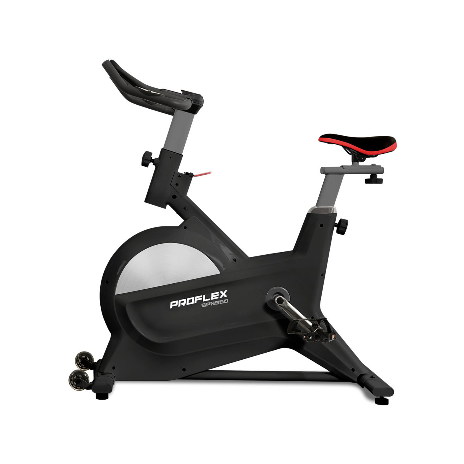 Proflex Magnetic Resistance Spin Exercise Bike For Home Gym Studio Cardio Fitness Black Bunnings Australia