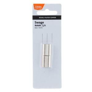 Taskmaster 4mm Copper Swage - 2 Pack