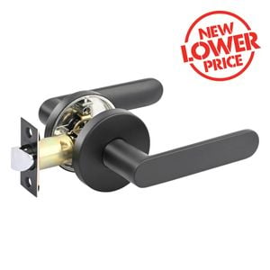 Ikonic Black Matte Sira Passage Lever Set