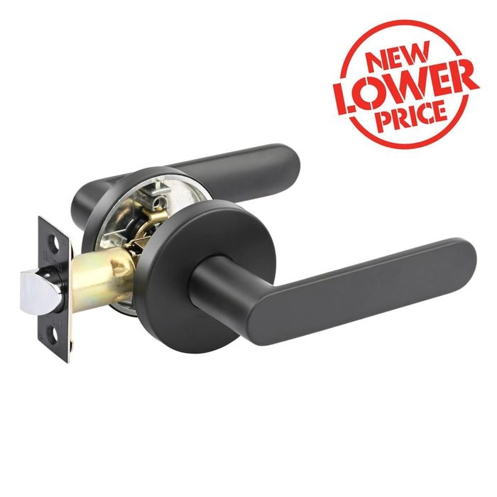 Ikonic Black Matte Sira Passage Lever Set