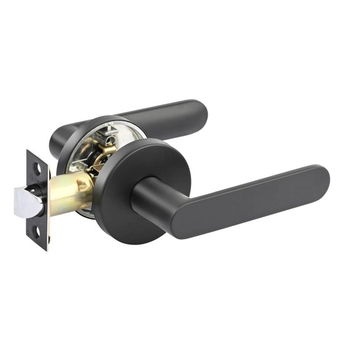 Ikonic Black Matte Sira Passage Lever Set