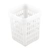 Olympia Square Cutlery Basket Durable Plastic Dishwasher Safe White 140x110x110mm