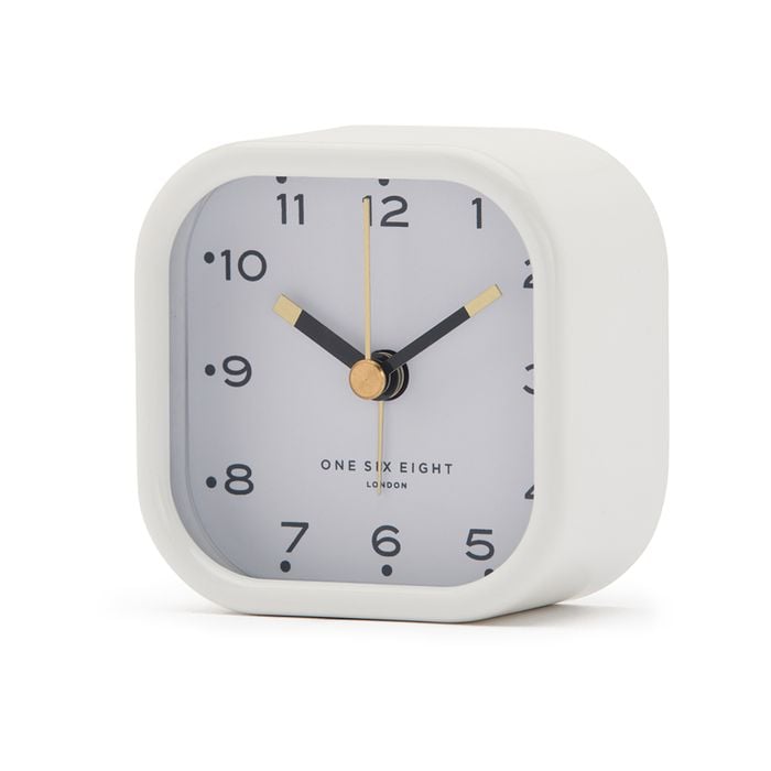 One Six Eight London Lisa White Alarm Clock