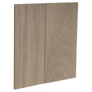 Kaboodle Maplenut Modern Corner Base Cabinet Doors - 2 Pack