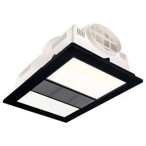 Brilliant Mojave Matt Black 3in1 Bathroom Heater